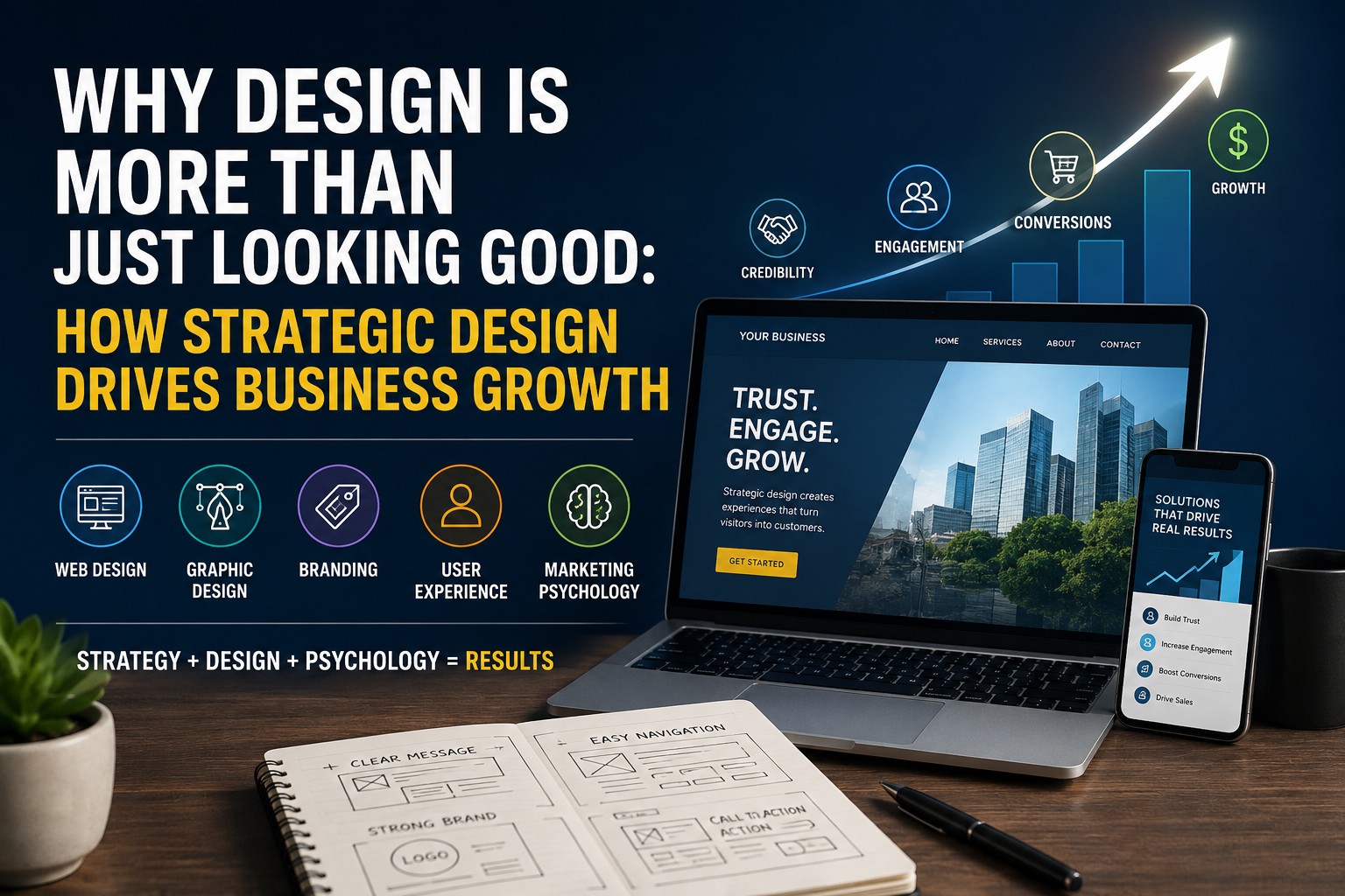 Why Design Is More Than Just Looking Good: How Strategic Design Drives Business Growth